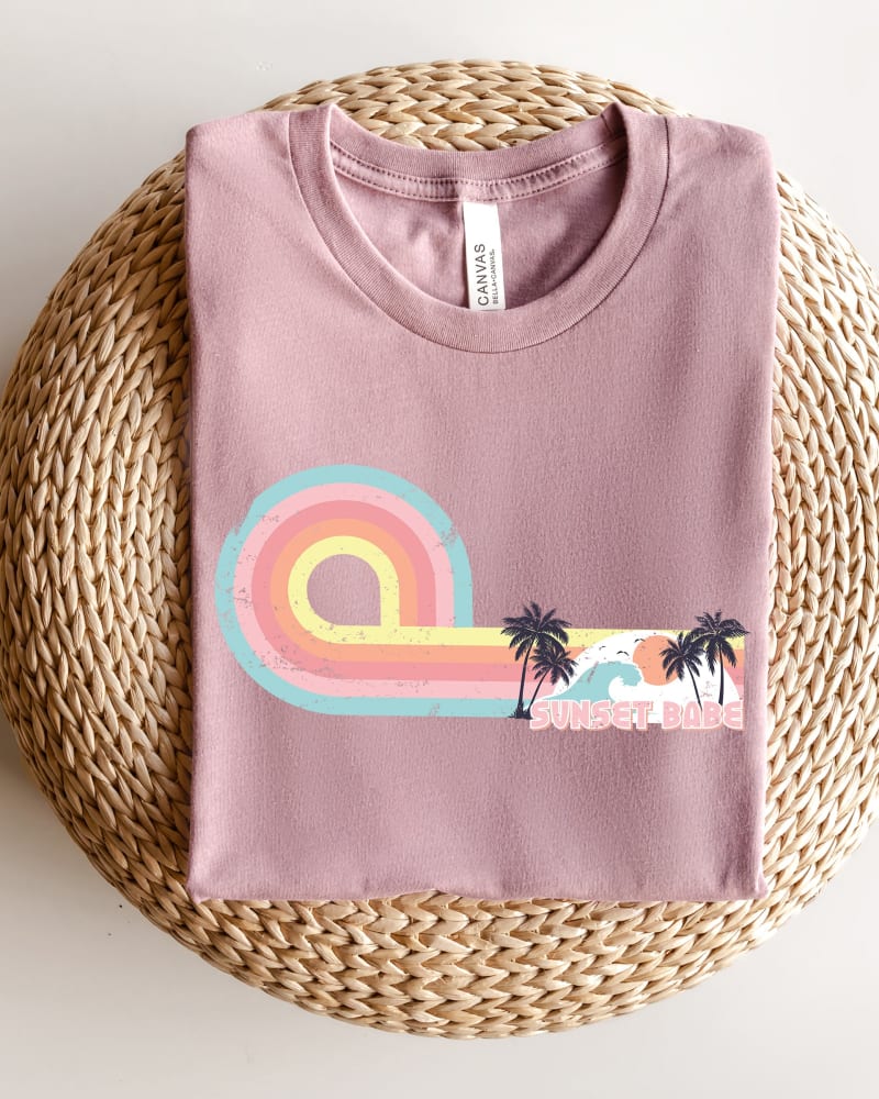 Front of a size Large Sunset Babe in Orchid by Simply Sage Market. | dia_product_style_image_id:281747